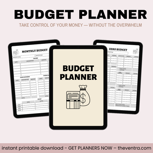 The Ultimate Budget Planner – Canva Editable Template